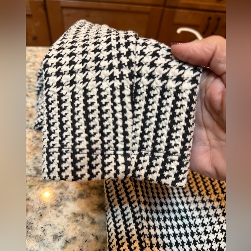 Calvin Klein Open Front Black & White Houndstooth Jacket. Size Small. EUC - Picture 8 of 11